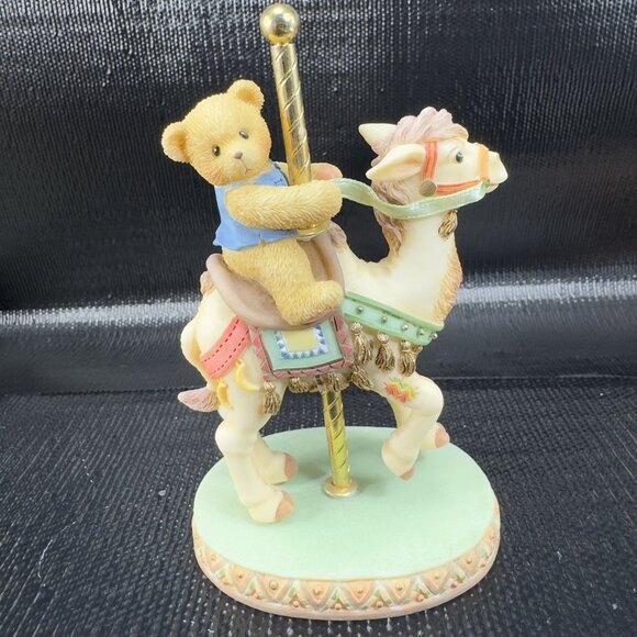 1999 Cherished Teddie Enesco Carousel Bear Figurine Resin Figure Jerrod VTG - Picture 9 of 9